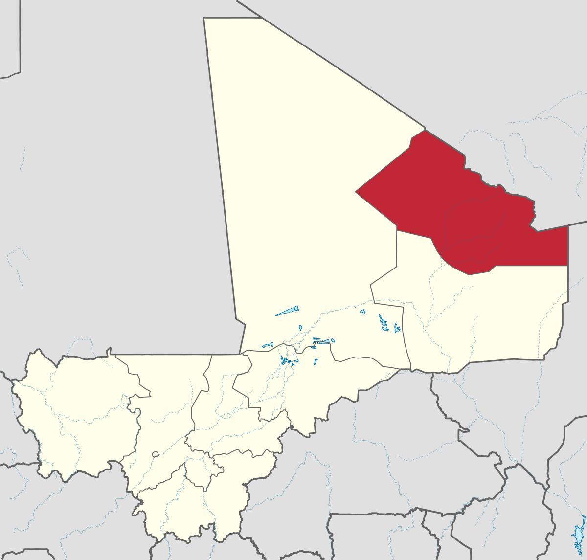 Mapa kidal Mali