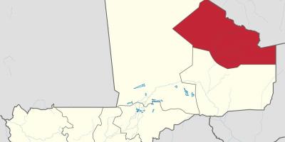 Mapa kidal Mali